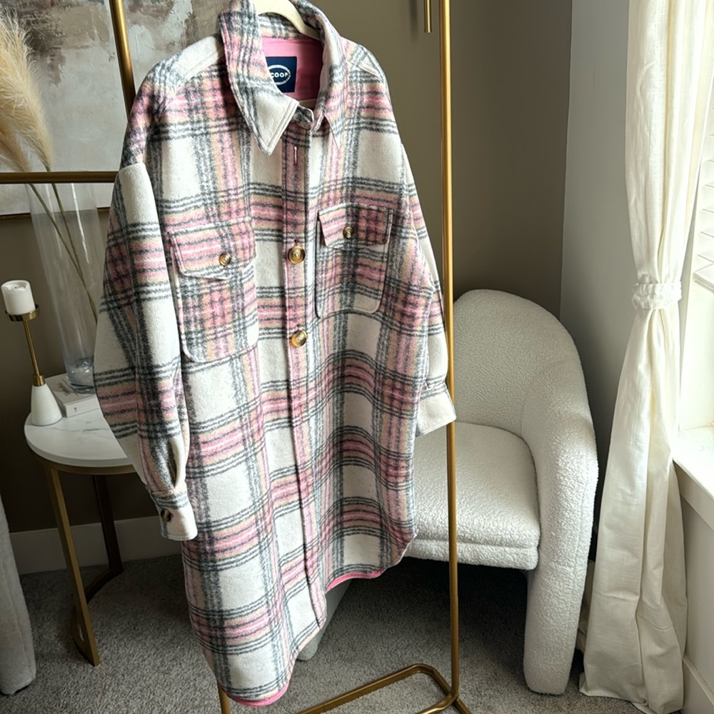 Plaid Shacket Jacket/Coat